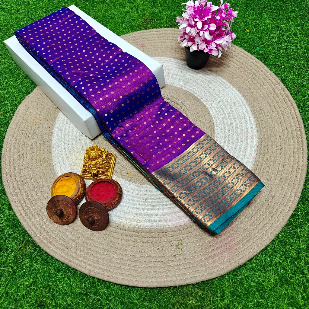 Thousand Putta Wedding Silks – Harshal Textiles Elampillai